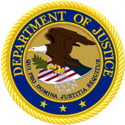 dept of
 justice emblem