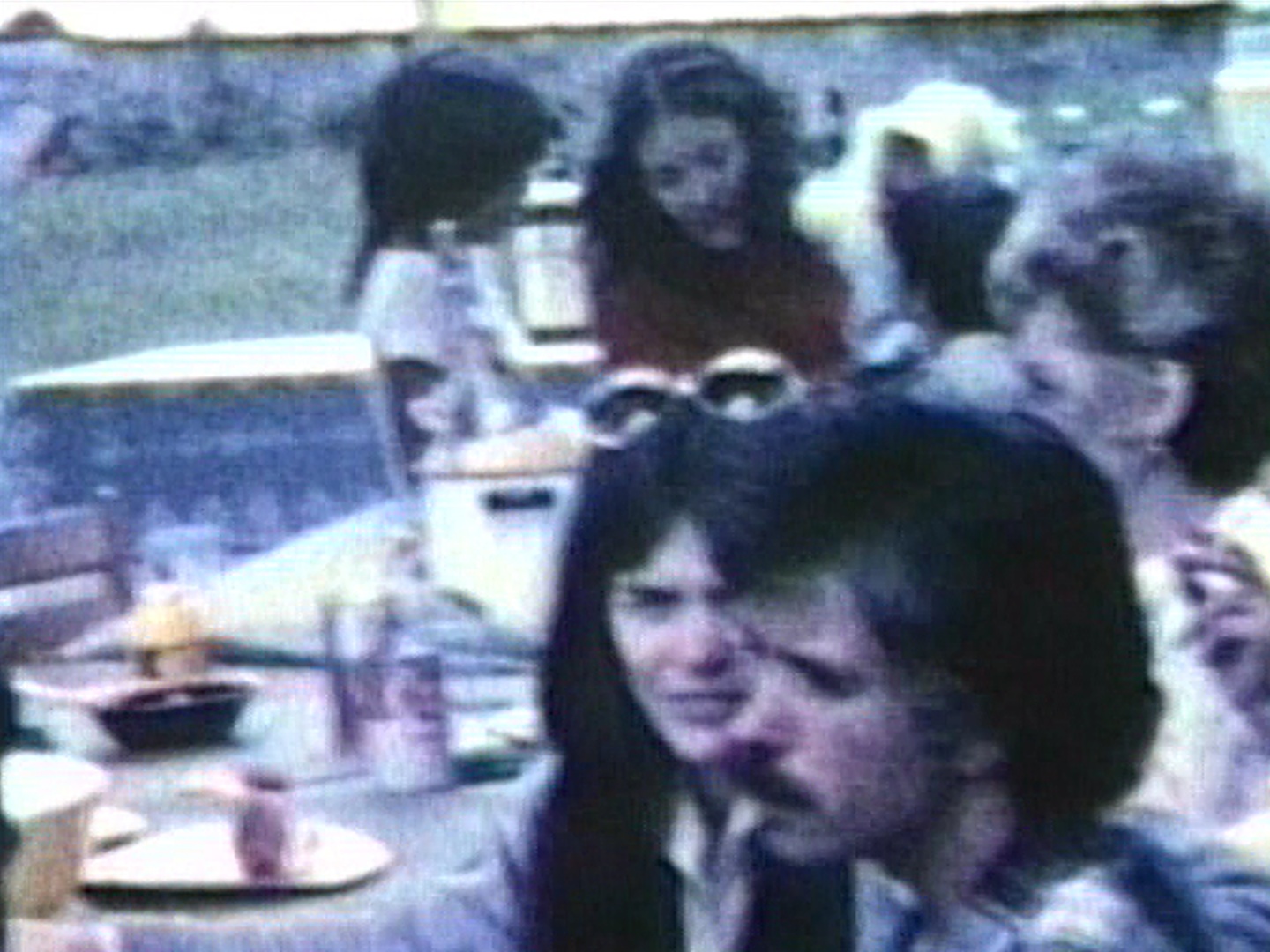 Ron Higgins and Carol at 1972 Leone Farm picnic.