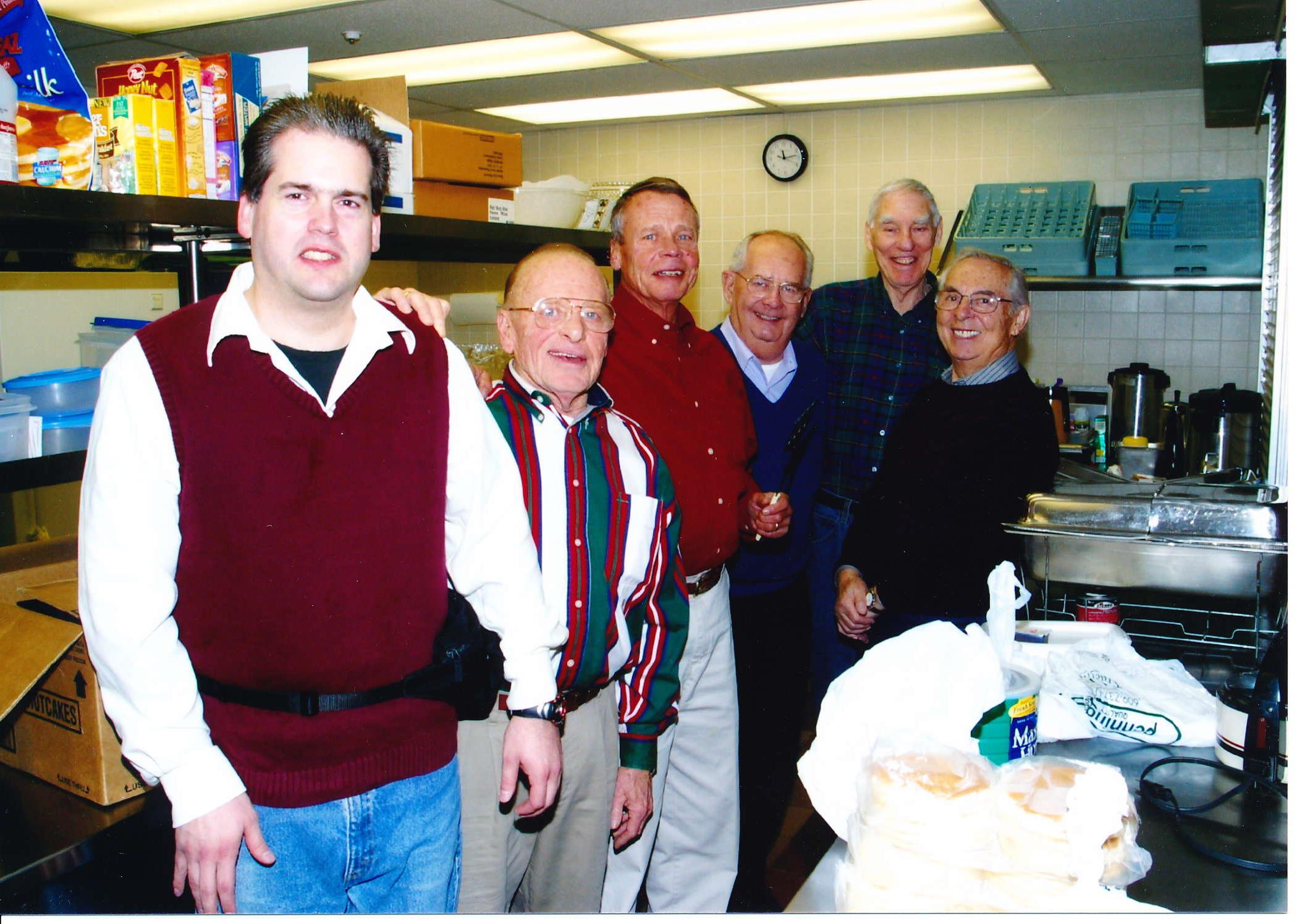 Kiwanis Club of Hopewell Valley-Pennington having a fundraiser at the Hopewell United Methodist Church in the early 2000s.