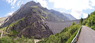 The Mauvoisin Dam in Switzerland