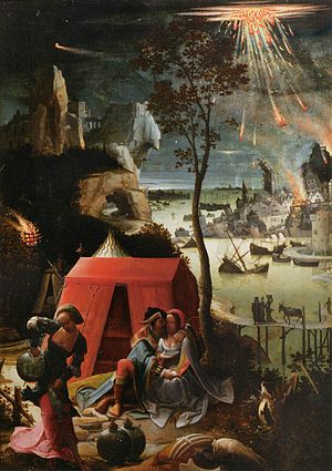 Sodom and Gomorrah by Lucas Van Lyeden's 1520