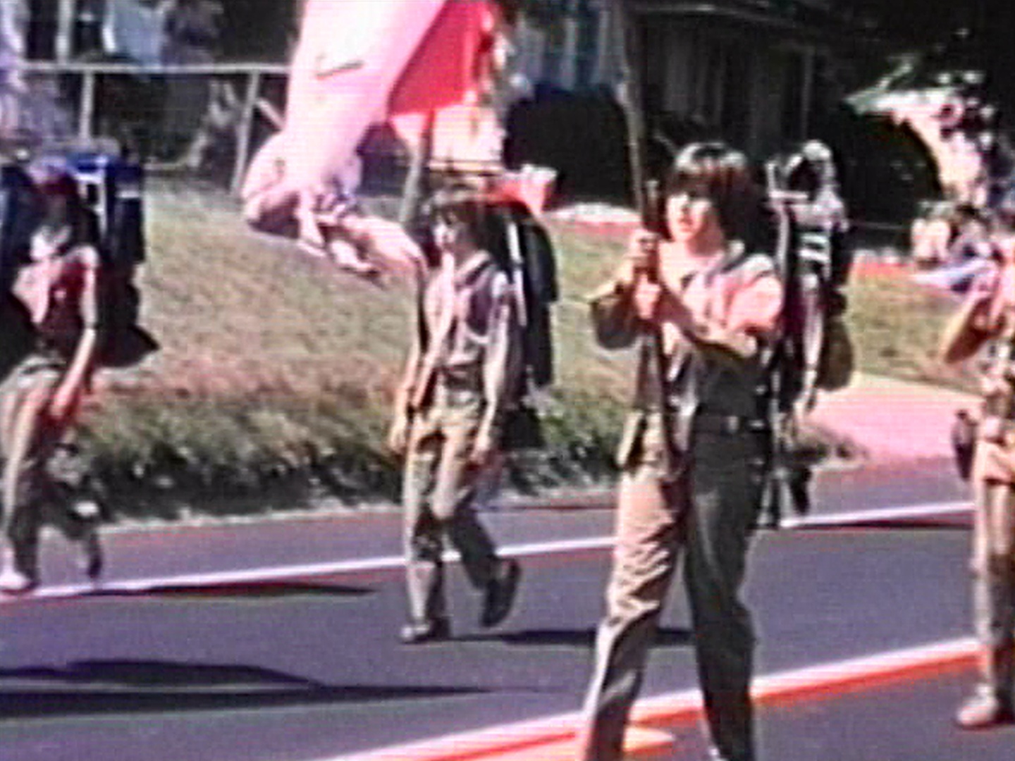 Boy Scouts parade 1976 in Ringoes, NJ. 