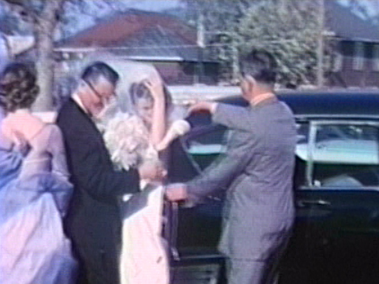 Dorothy Merkovich's wedding in April 1962.