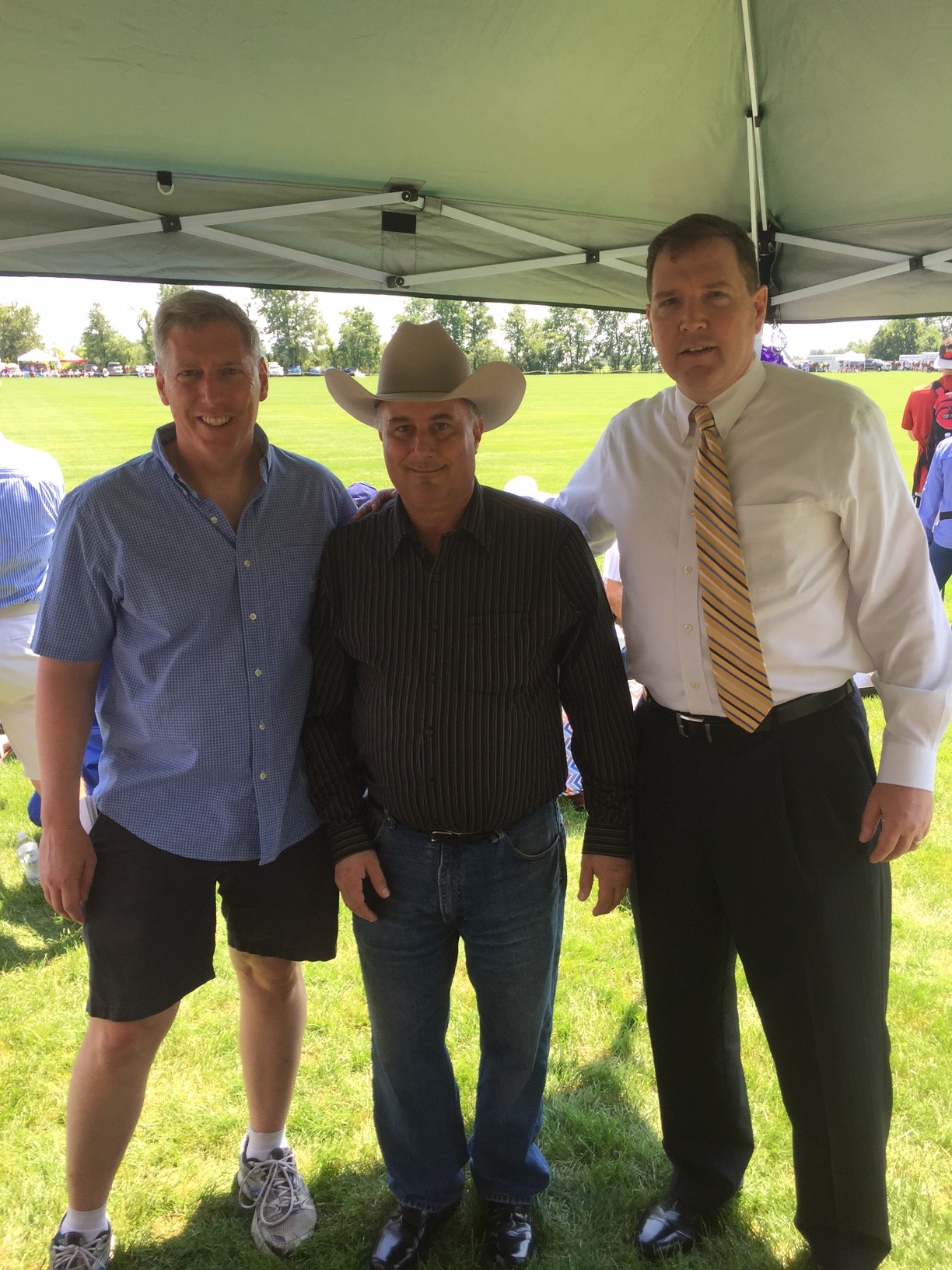 Senator Mike Doherty, Assemblyman Eric Peterson and Raritan Twp. Committeman Lou Reiner