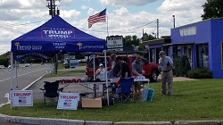 Trump Tent in Flemington, NJ