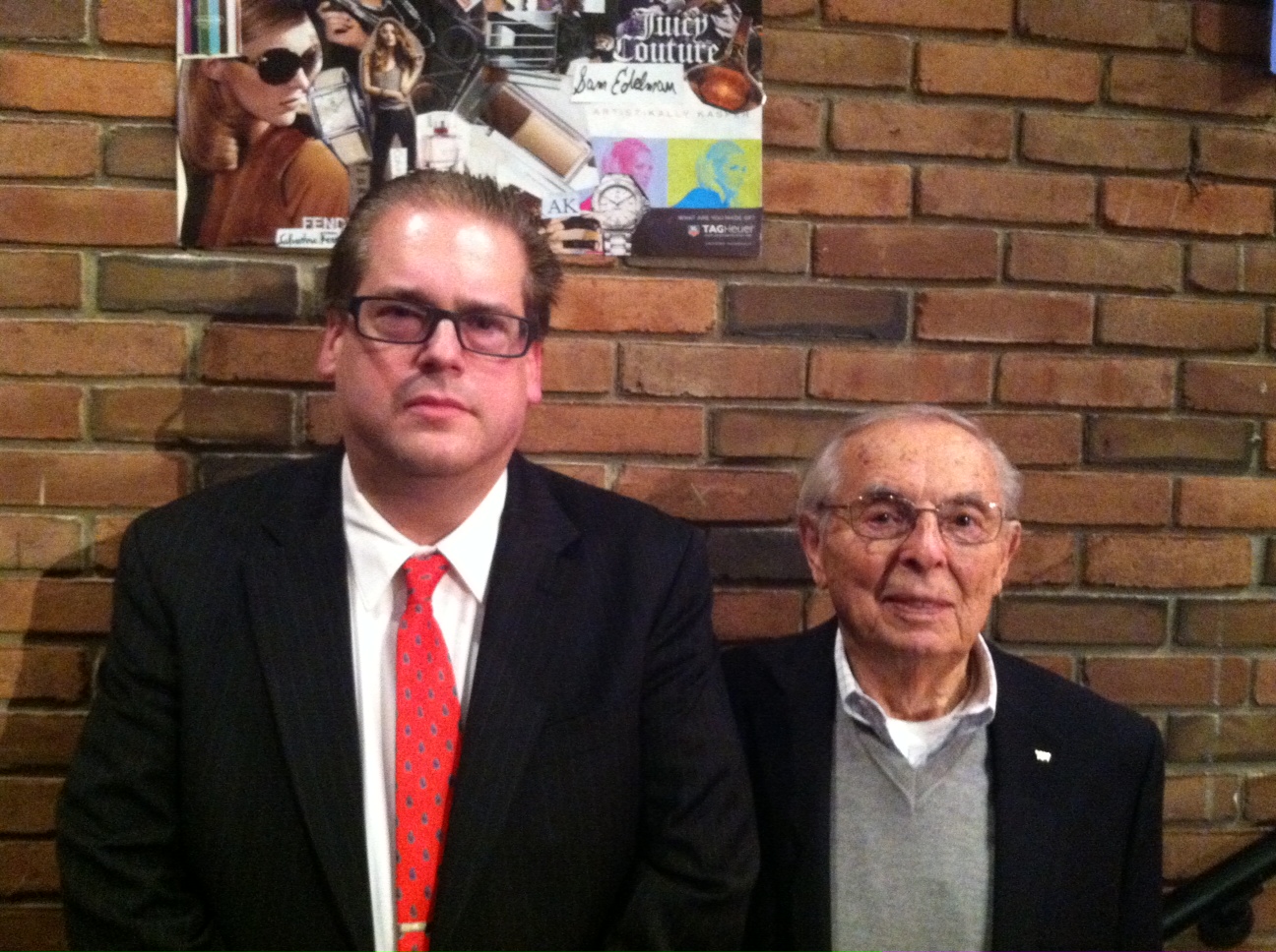 Jack Zaifman and Tom Smith II at Hunterdon Central High School on 03/26/14